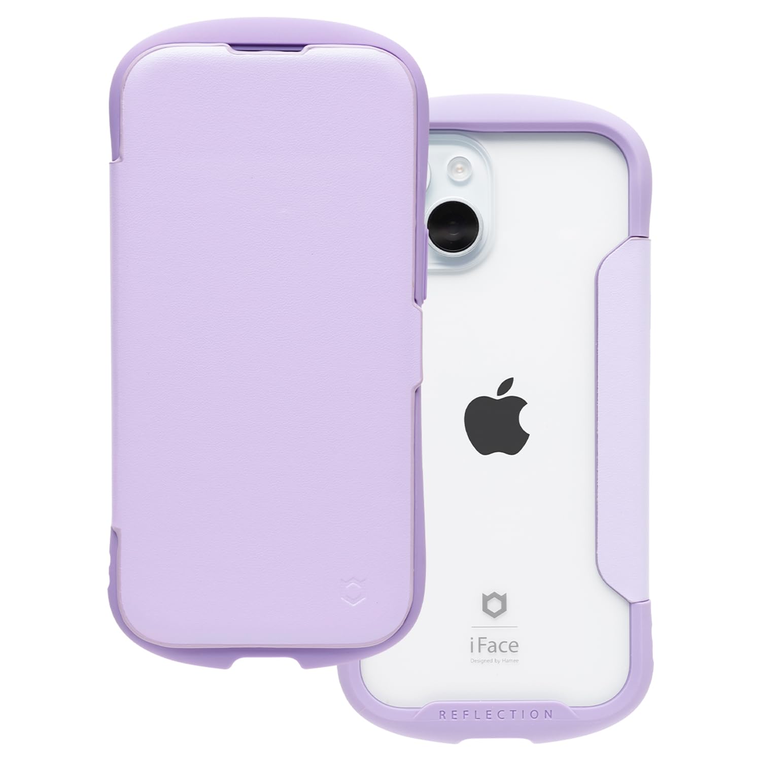Amazon.co.jp: iFace Reflection iPhone 15 ケース 手帳型 クリア